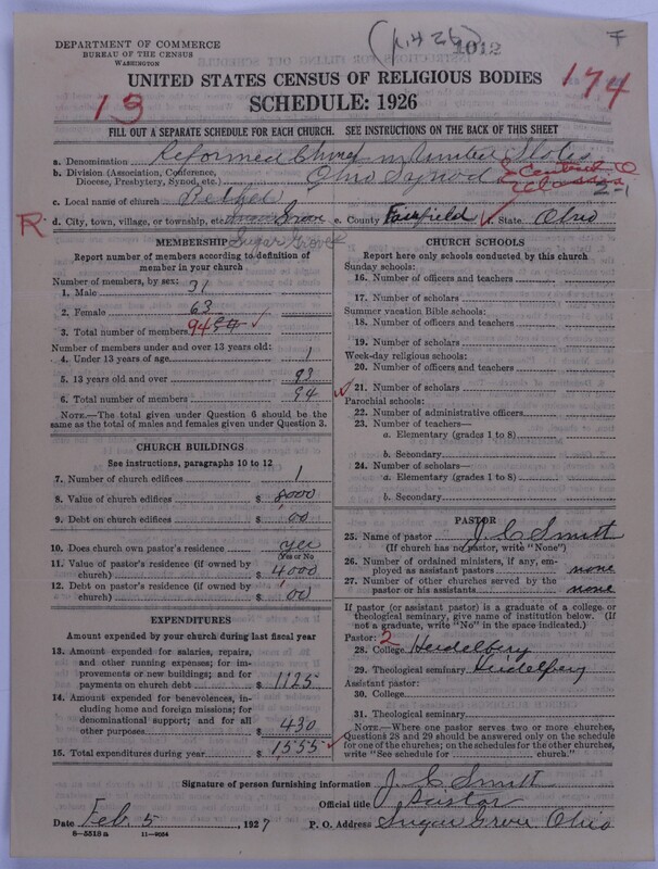Scan of Reformed Church in the United States: 1012
