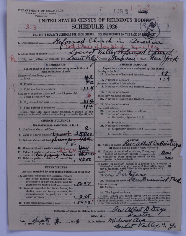 Scan of Reformed Church in America: 128