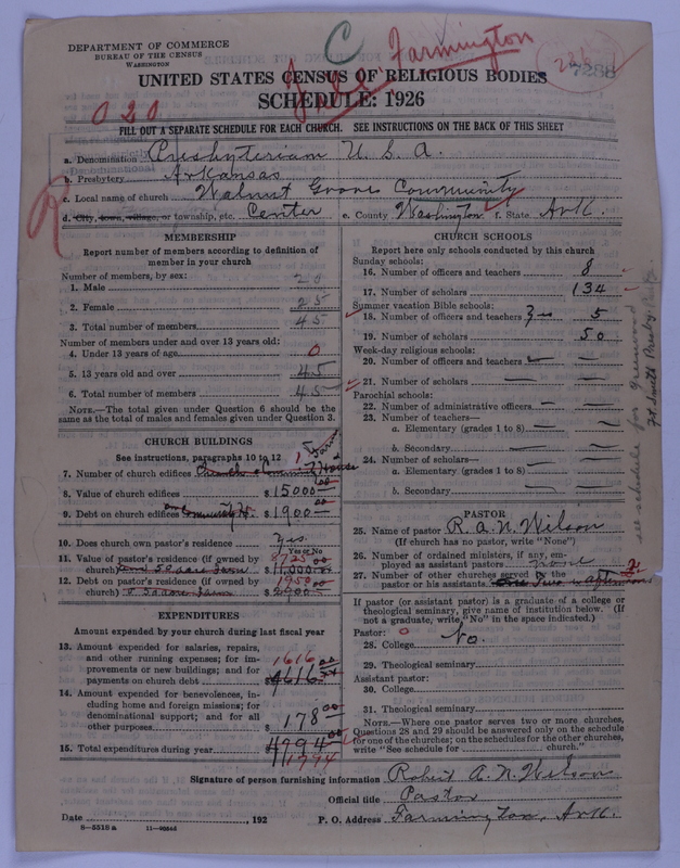 Scan of Presbyterian Church in the United States of America: 7288