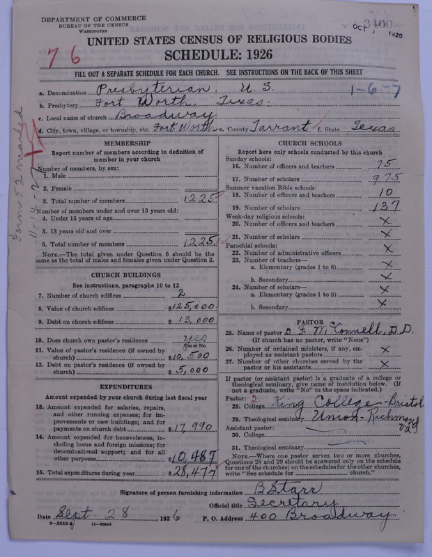 Scan of Presbyterian Church in the United States: 3400