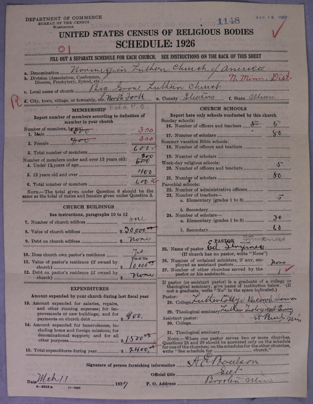 Scan of Norwegian Lutheran Church of America: 1148