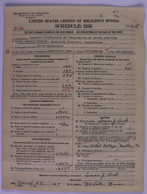 Scan of General Conference of the Mennonite Church of North America: 41