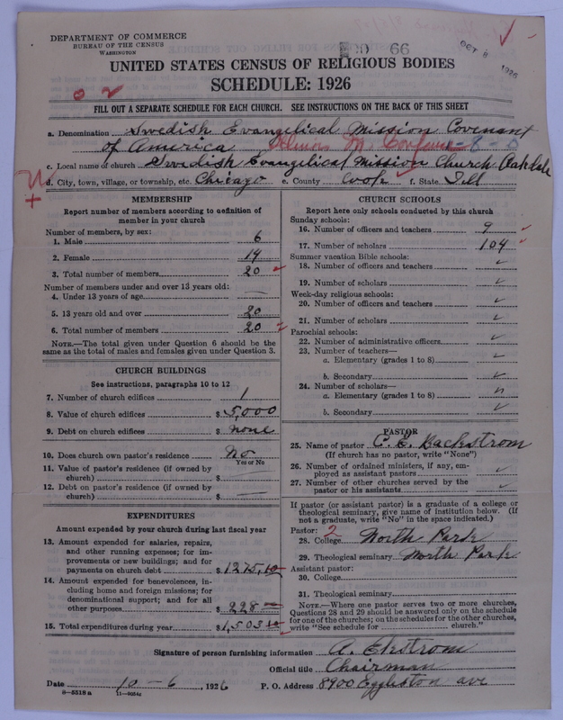 Scan of Swedish Evangelical Mission Covenant of America: 66