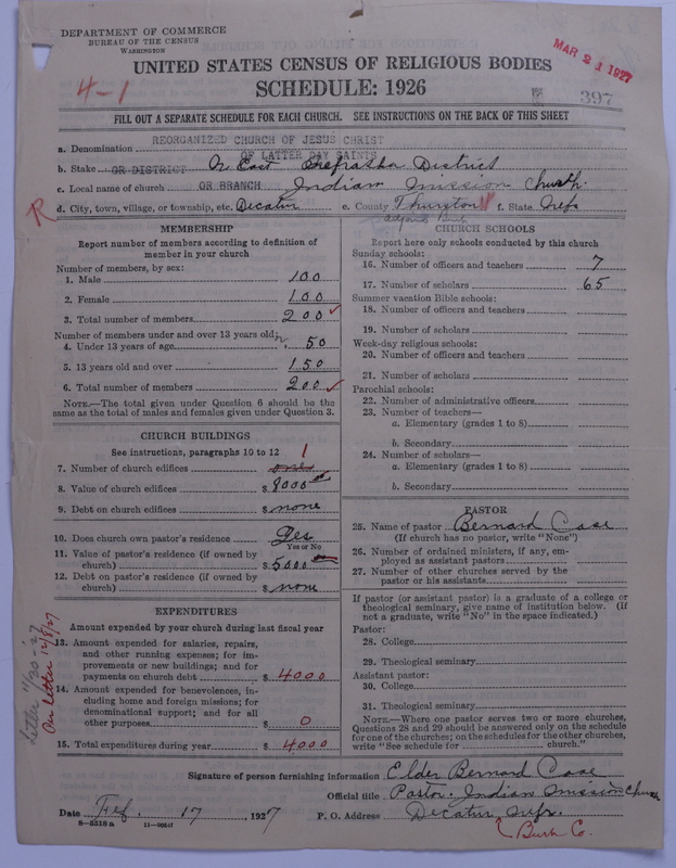 Scan of Reorganized Church of Jesus Christ of Latter Day Saints: 397
