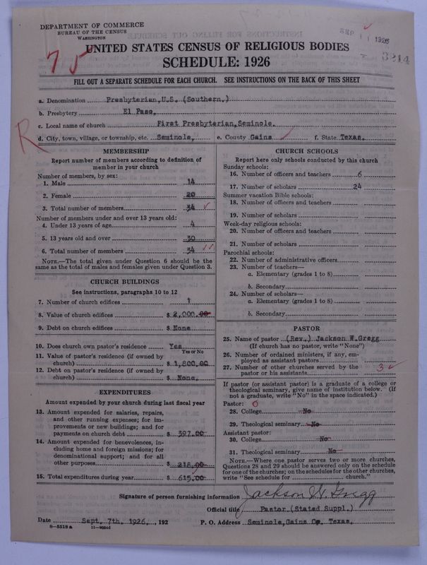 Scan of Presbyterian Church in the United States: 3214