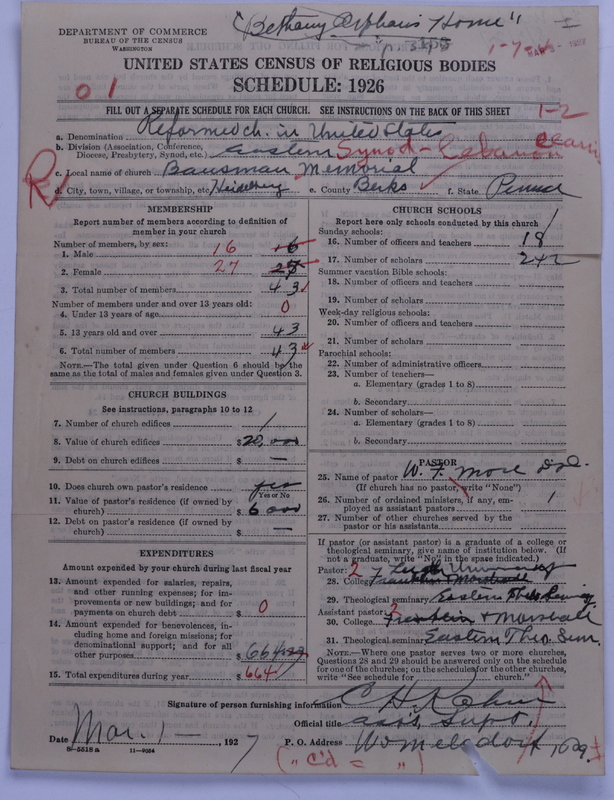 Scan of Reformed Church in the United States: 153