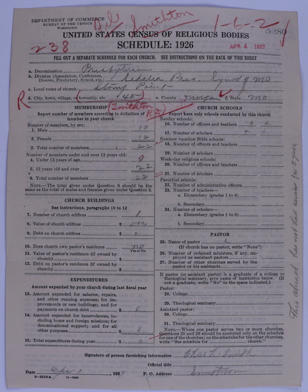 Scan of Presbyterian Church in the United States of America: 5280