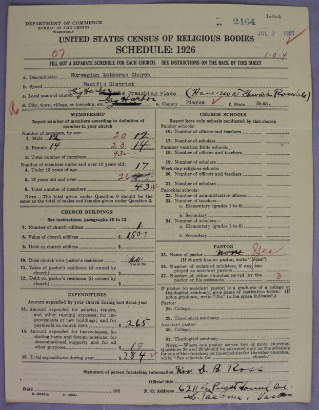 Scan of Norwegian Lutheran Church of America: 2465