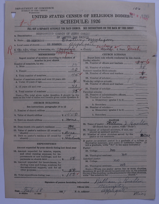 Scan of Reorganized Church of Jesus Christ of Latter Day Saints: 196