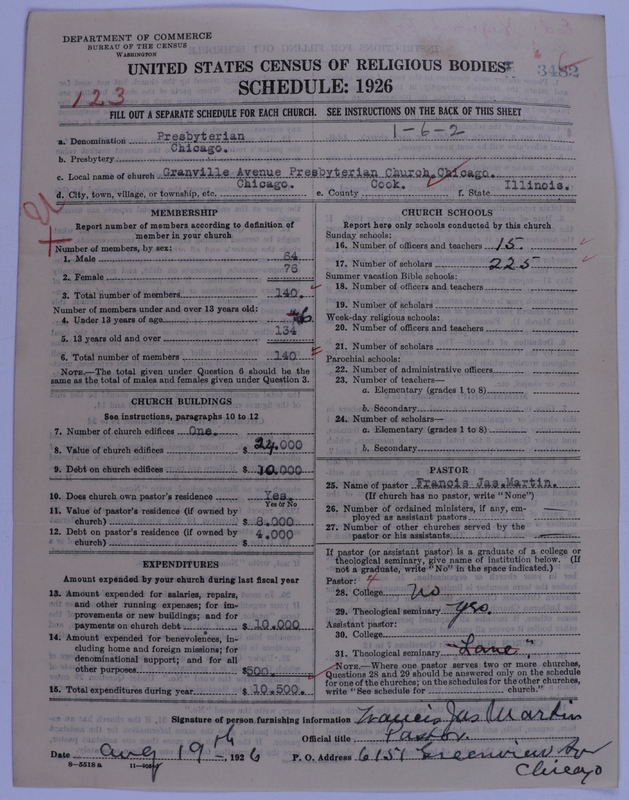 Scan of Presbyterian Church in the United States of America: 3482