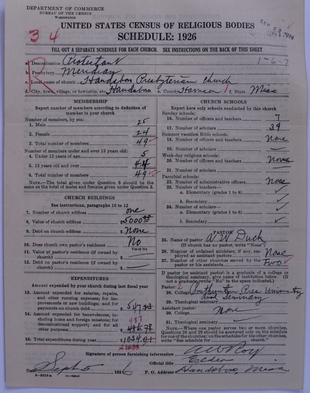 Scan of Presbyterian Church in the United States: 2613