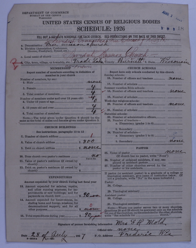 Scan of Swedish Evangelical Free Church of the United States of America: 18