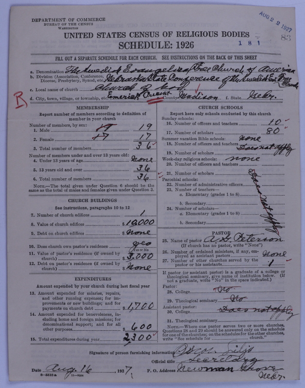 Scan of Swedish Evangelical Free Church of the United States of America: 83