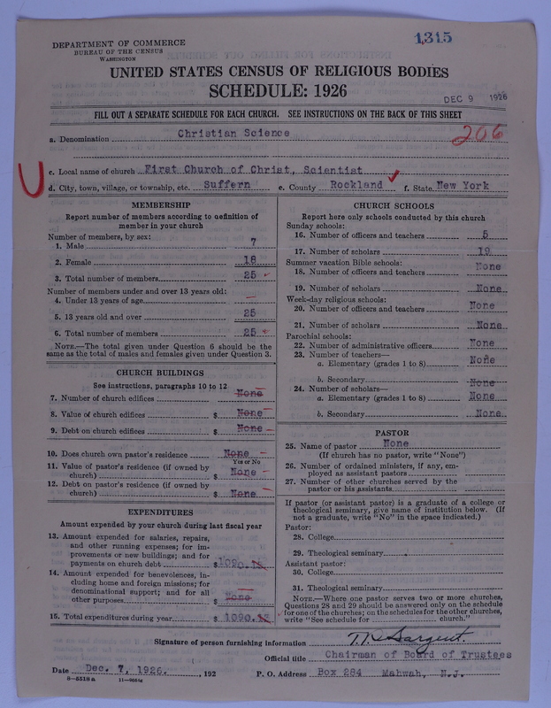 Scan of Church of Christ, Scientist: 1315