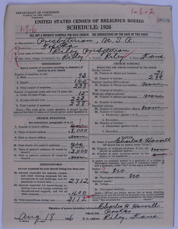 Scan of Presbyterian Church in the United States of America: 6079