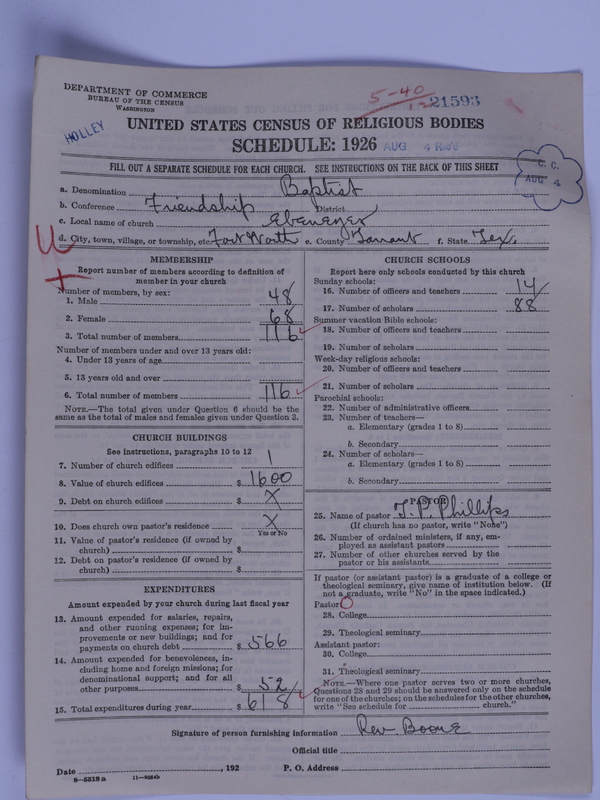 Scan of Negro Baptists: 21593