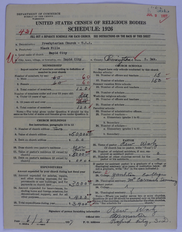 Scan of Presbyterian Church in the United States of America: 5645