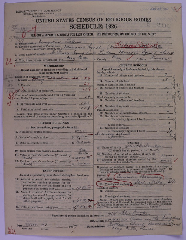 Scan of Evangelical Lutheran Synodical Conference of America: Evangelical Lutheran Synod of Missouri, Ohio, and Other States: 2942