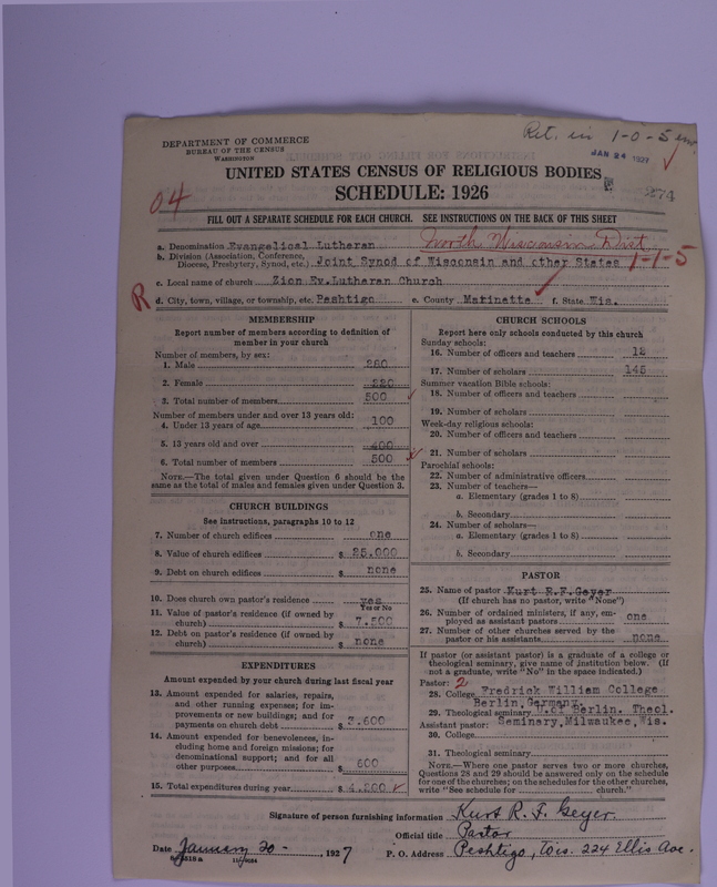 Scan of Evangelical Lutheran Synodical Conference of America: Evangelical Lutheran Joint Synod of Wisconsin and Other States: 274