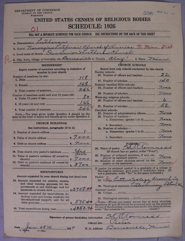 Scan of Norwegian Lutheran Church of America: 556