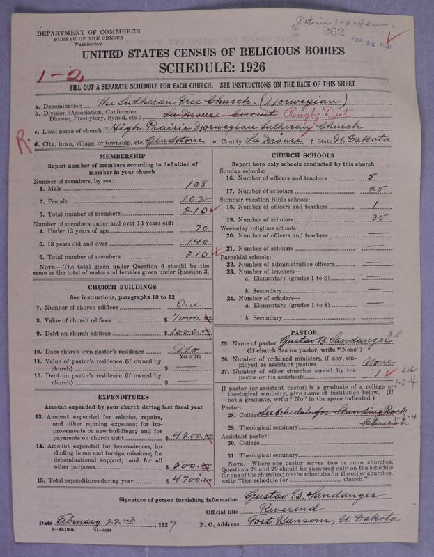 Scan of Lutheran Free Church: 262