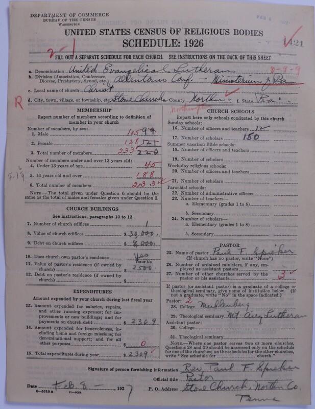 Scan of United Lutheran Church in America: 1421