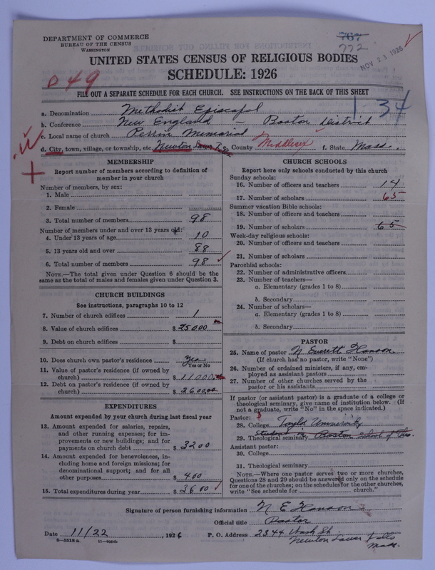 Scan of Methodist Episcopal Church: 772
