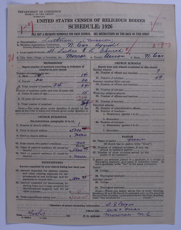 Scan of United Lutheran Church in America: 3293