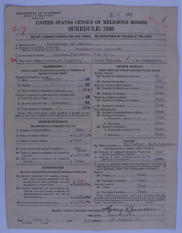 Scan of Volunteers of America: 98