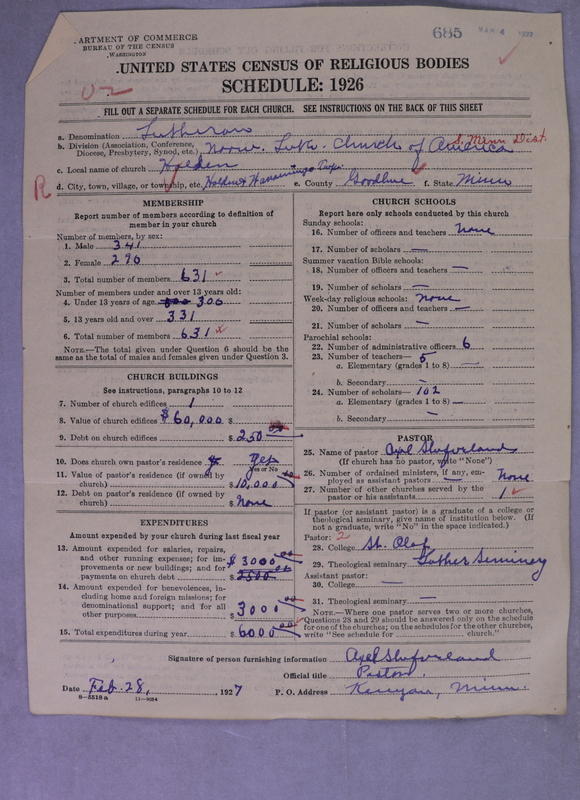Scan of Norwegian Lutheran Church of America: 685