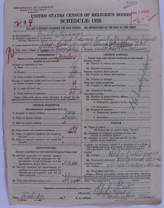 Scan of Presbyterian Church in the United States of America: 4662