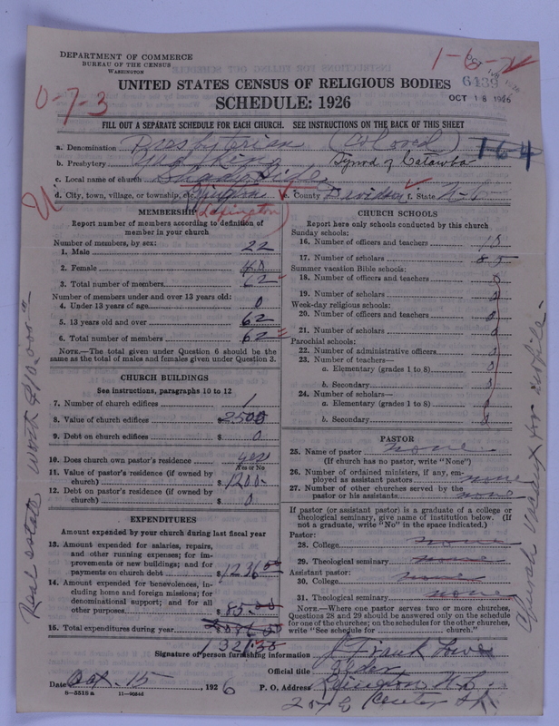 Scan of Presbyterian Church in the United States of America: 6439