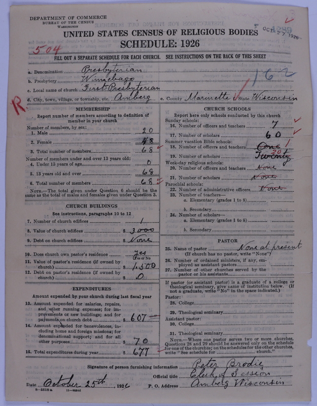 Scan of Presbyterian Church in the United States of America: 4289