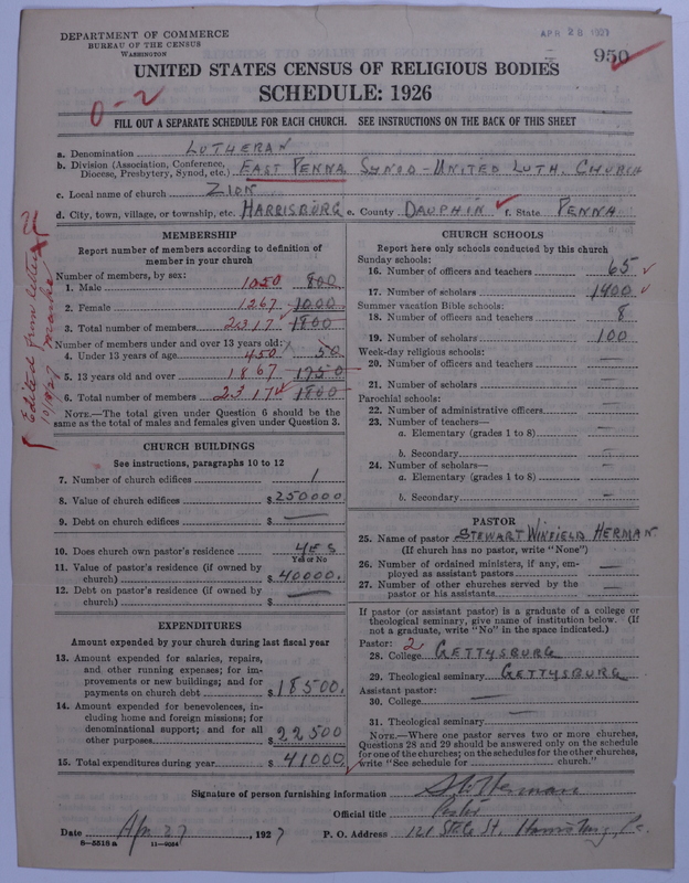 Scan of United Lutheran Church in America: 950