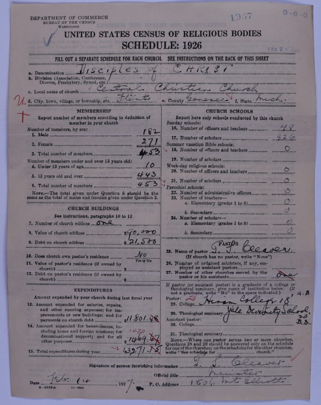 Scan of Disciples of Christ: 1967