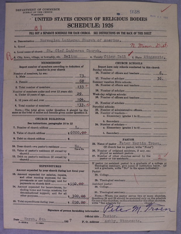 Scan of Norwegian Lutheran Church of America: 928