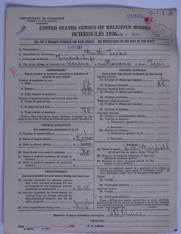 Scan of Negro Baptists: 21245