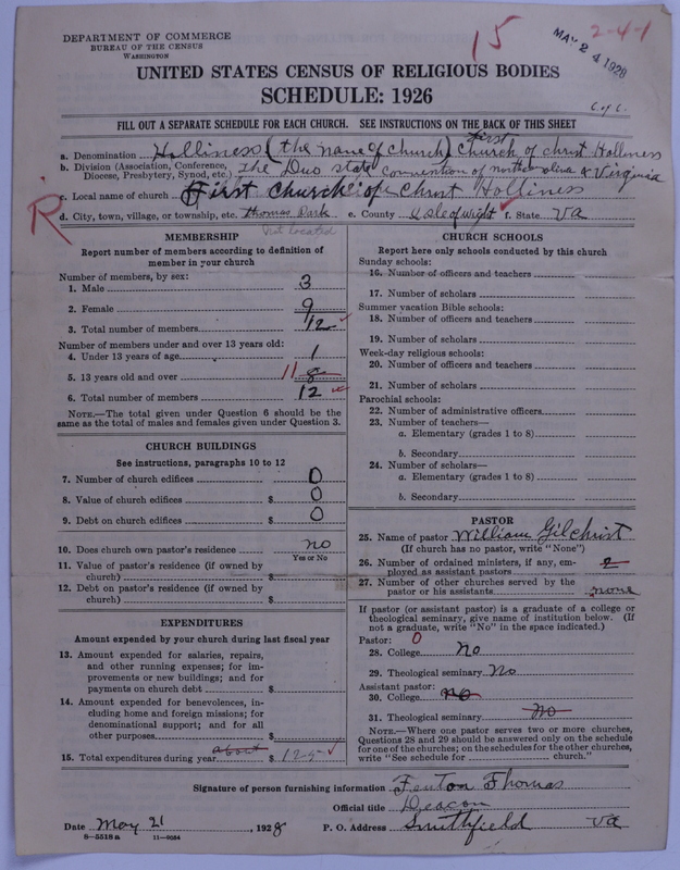 Scan of Church of Christ (Holiness) U.S.A.: 15