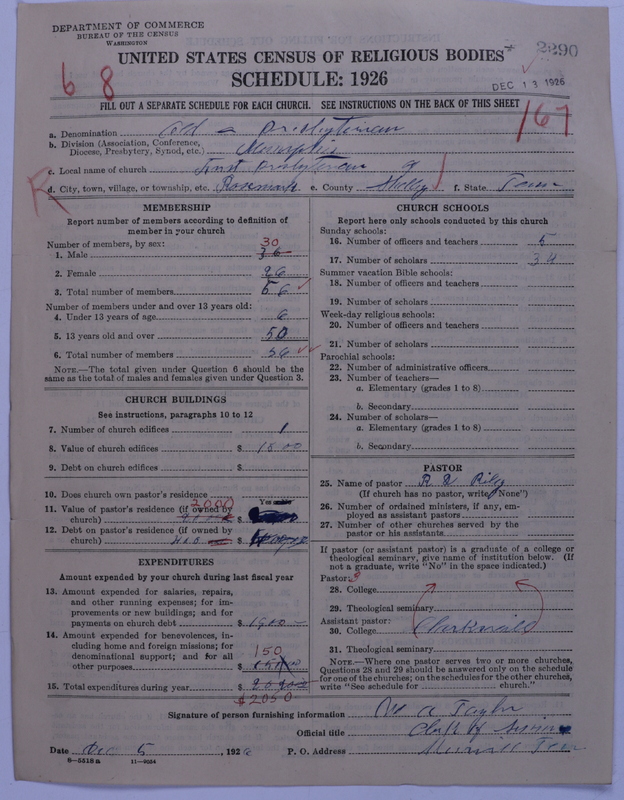 Scan of Presbyterian Church in the United States: 2290