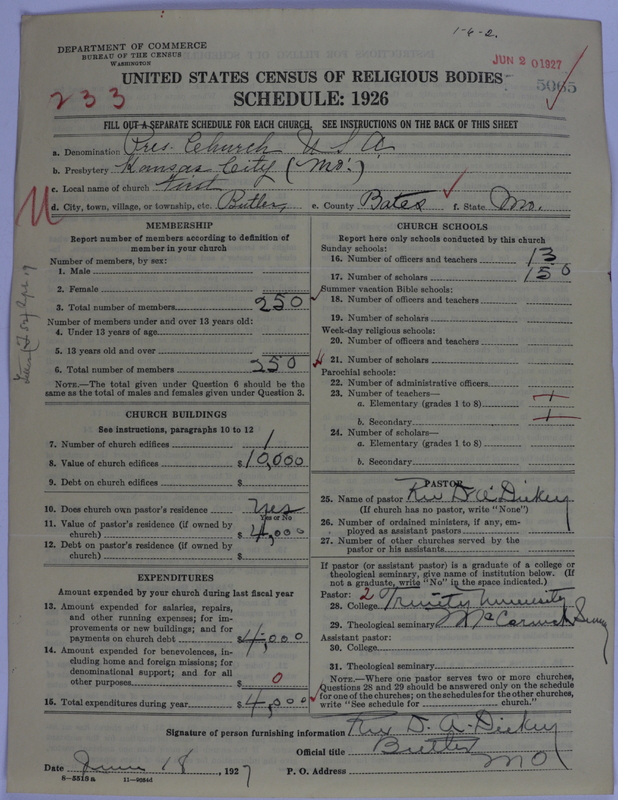 Scan of Presbyterian Church in the United States of America: 5065