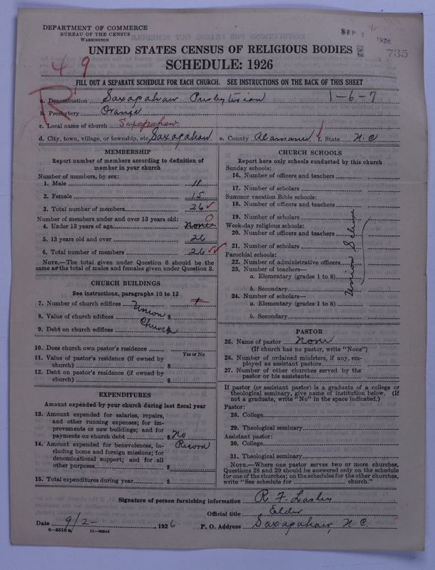 Scan of Presbyterian Church in the United States: 735