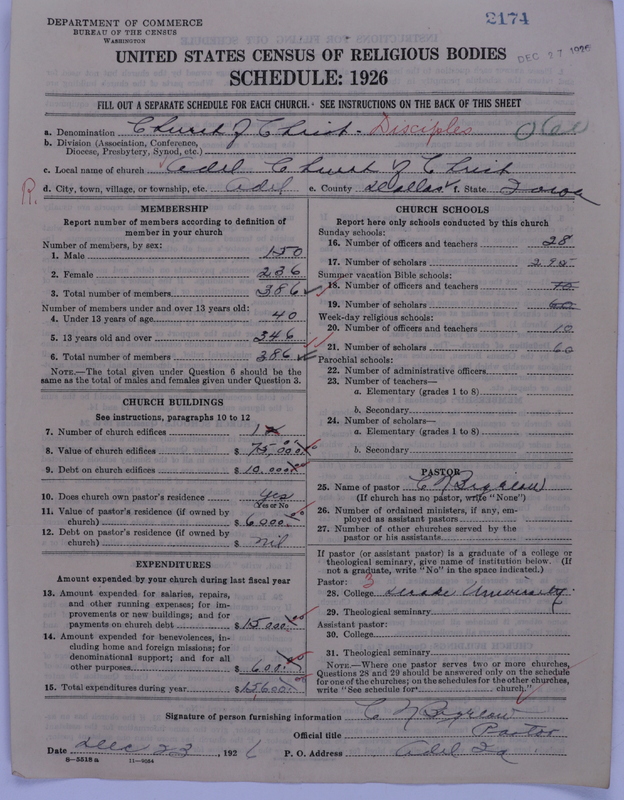 Scan of Disciples of Christ: 2174