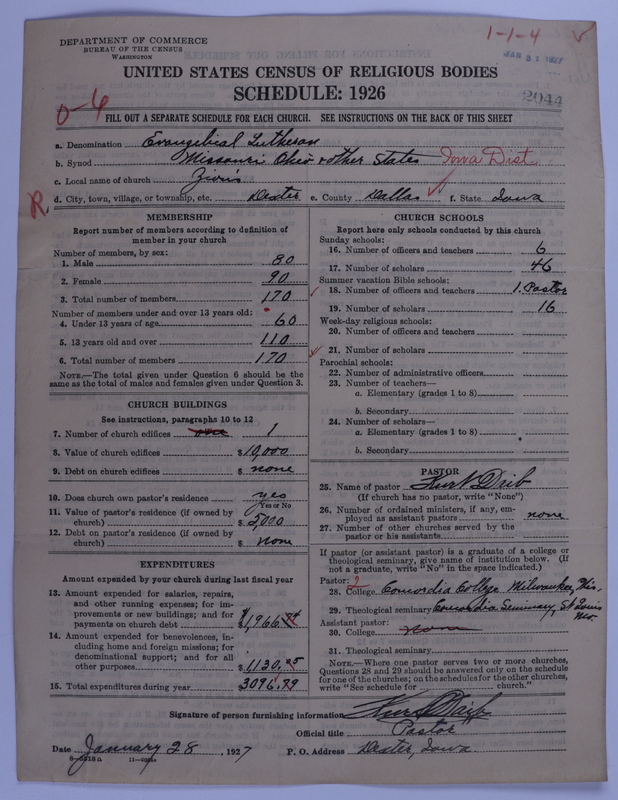 Scan of Evangelical Lutheran Synodical Conference of America: Evangelical Lutheran Synod of Missouri, Ohio, and Other States: 2044