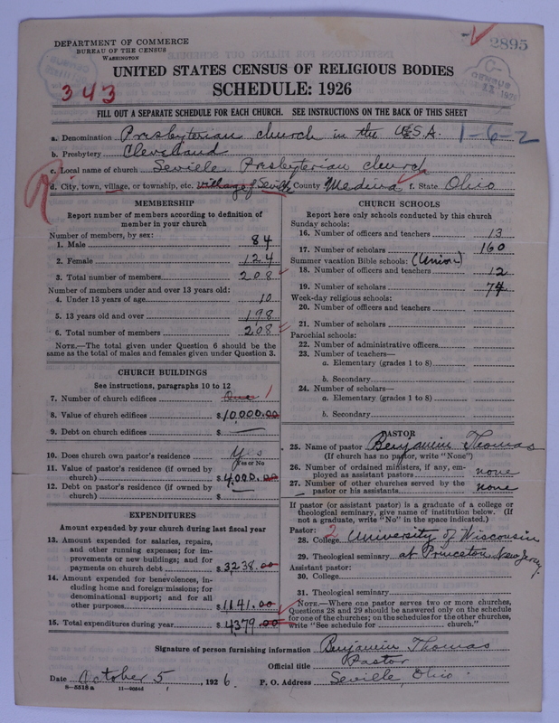 Scan of Presbyterian Church in the United States of America: 2895