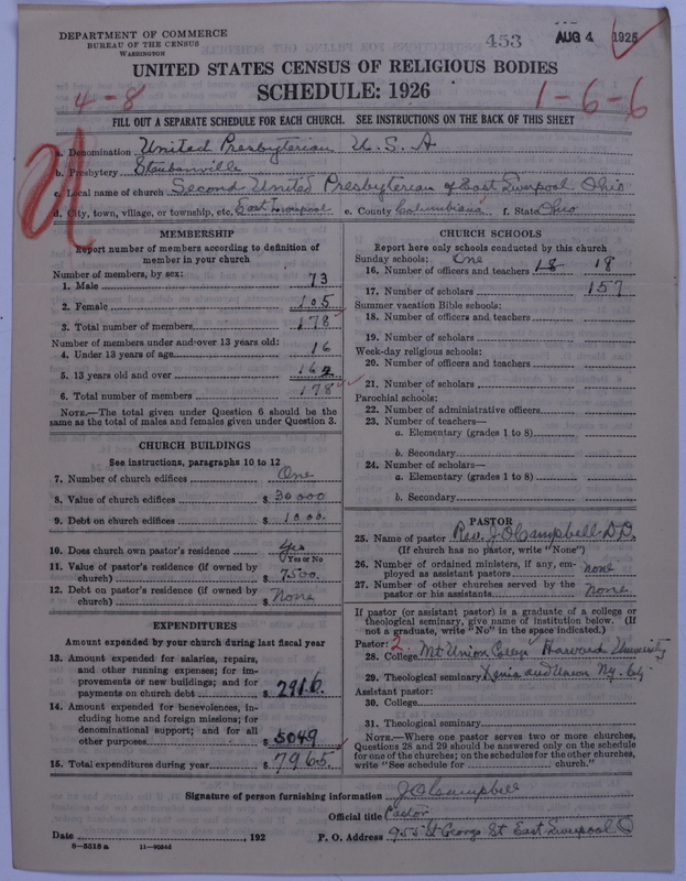 Scan of United Presbyterian Church of North America: 453
