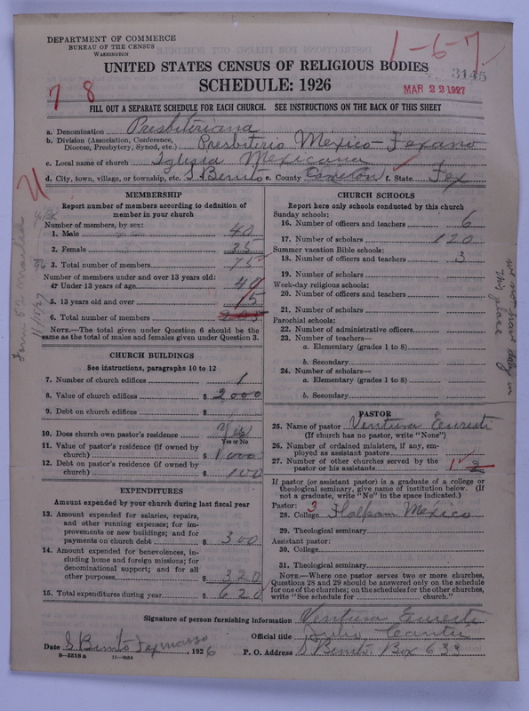 Scan of Presbyterian Church in the United States: 3145