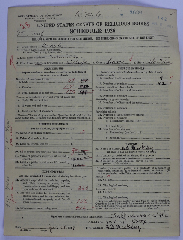 Scan of African Methodist Episcopal Church: 3636