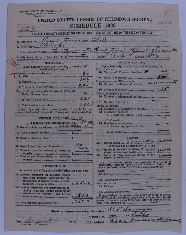 Scan of Presbyterian Church in the United States of America: 3510