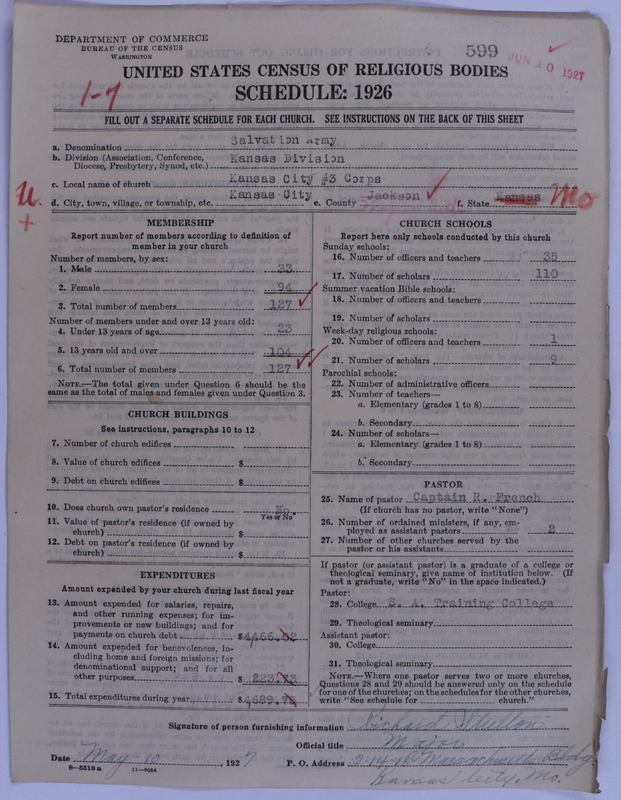 Scan of Salvation Army: 599