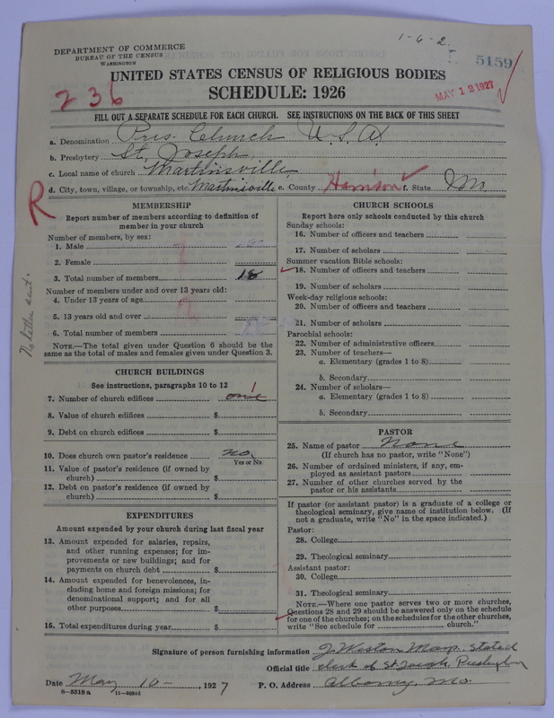 Scan of Presbyterian Church in the United States of America: 5159